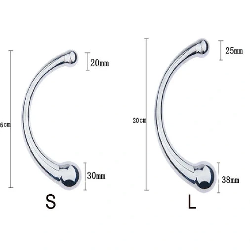 Anal Hooks 5858 Double Steel Elegant Ended Hook Anal Stainless 0810